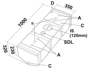 Serbatoio in polietilene rigido per acque nere - 86 Lt.