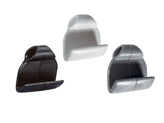 Gancio in nylon per gommoni - col. grigio - 4 pz -