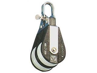 Bozzello 2 pulegge + attacco fisso VIADANA - "C"