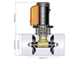 Elica di prua Quick BTQ 250 DP - 120 kg 24 V