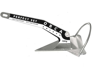 Ancora Orca in acciaio zincato  15 kg