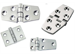 Cerniera 50 x 50 x 5 mm. Nodo sporgente