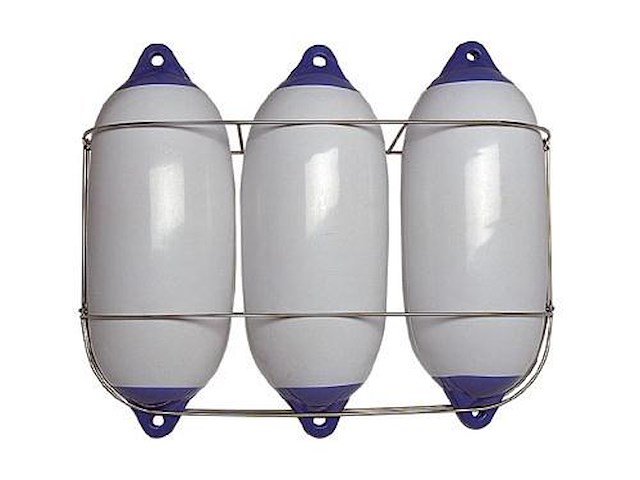 Portaparabordo per 3 parabordi 190 mm