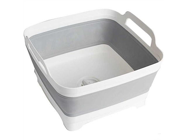 Lavello pieghevole con scarico