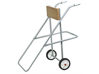 Cavalletto portamotore con ruote in gomma - x 40 Hp 4T -