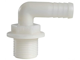 Portagomma sfiato/carico a 90° - 1/2 x 12 mm. -