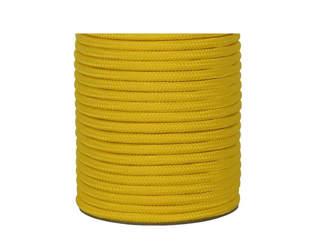 Cima ormeggio a terra gialla fluo - 22 mm. - 50 mt.
