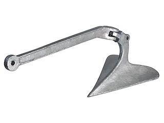 Ancora tipo CQR in acciaio zincato 16 kg