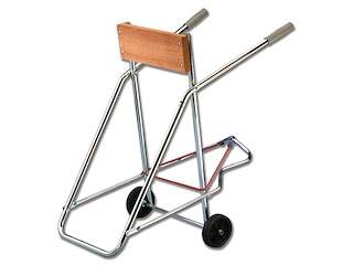 Cavalletto portamotore con ruote in gomma - x 15 Hp 4T -