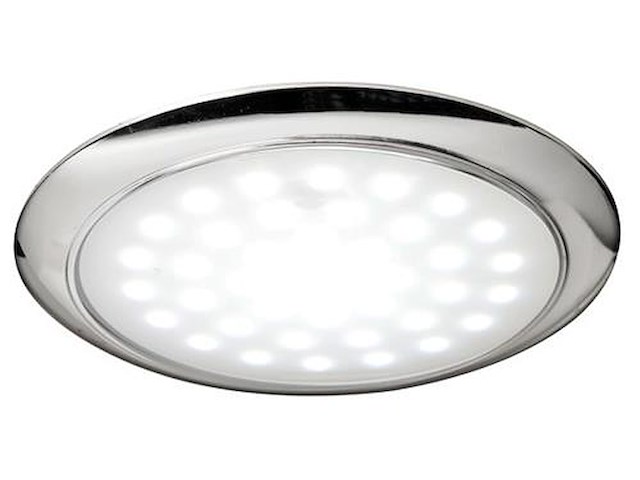 Plafoniera a 42 Led con interruttore Touch - Cromata -