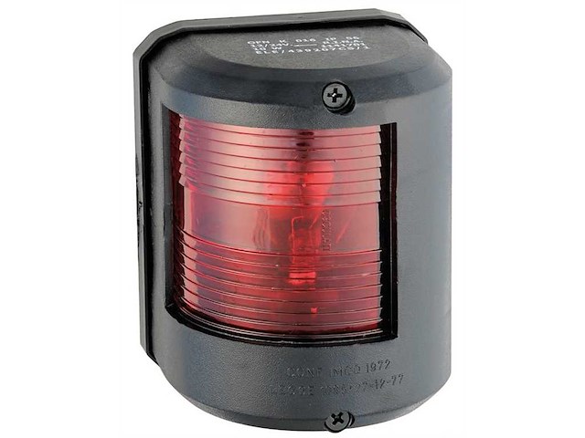 Luce di navigazione Utility Maxi corpo Nero - Rosso