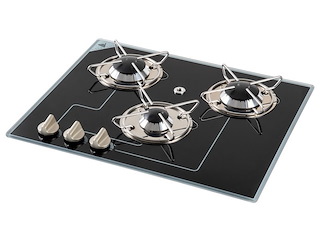 Piano a gas 3 fuochi - 504 x 410 mm -