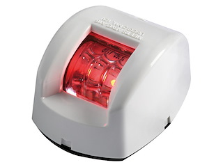 Fanale di via Mouse rosso corpo ABS bianco