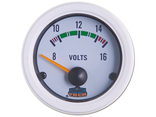 Voltmetro colore bianco