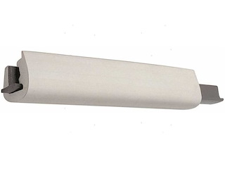 Profilo bottazzo in PVC - 45 mm. Bianco - 12 Metri -