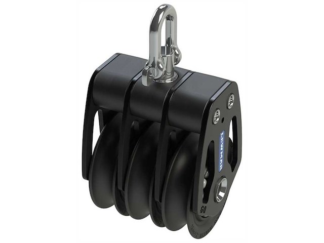 Bozzello LEWMAR HTX triplo - 60 Ø mm