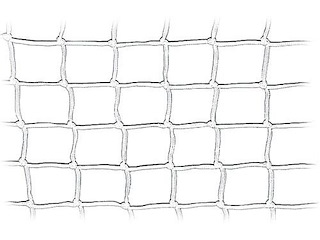 Rete annodata per battagliole - 30 metri / H 60 cm. - Blu -