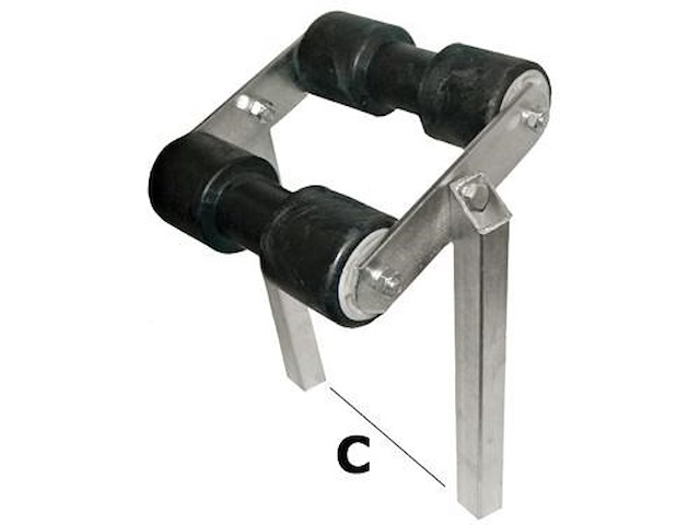 Rullo basculante centrale - Tubo 30 mm. -