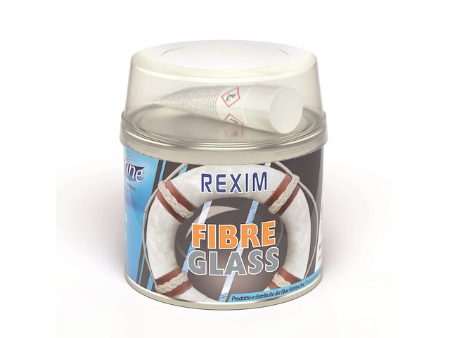 Stucco fibra di vetro Blue Marine Rexim - 0,200 kg. -