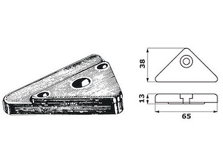 Anodo zinco piede DXP - VOLVO -