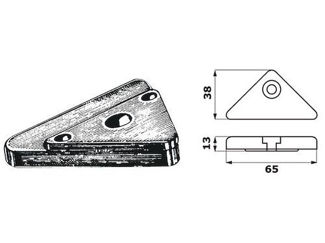 Anodo zinco piede DXP - VOLVO -