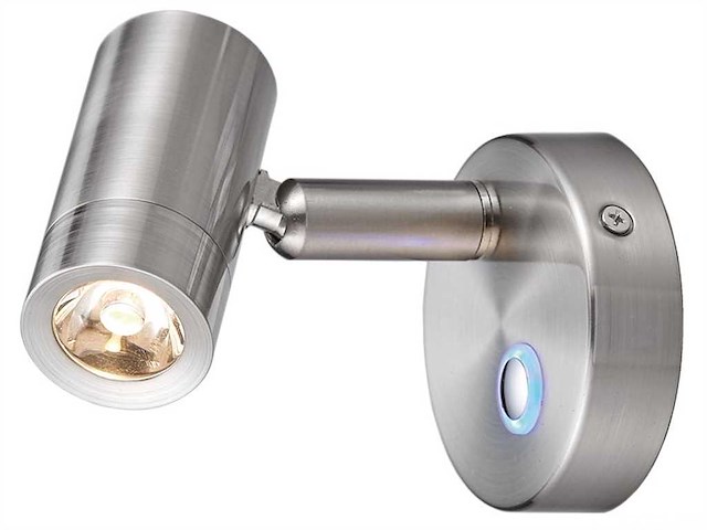 Faretto LED dimmerabile - Alluminio spazzolato