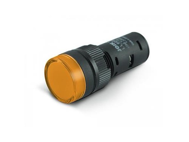 Indicatore Led da Cruscotto / Pannello - Giallo -