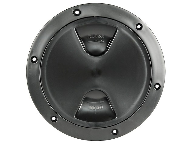 Tappo di ispezione tondo 205 mm Nero