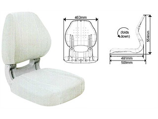 Sedile ergonomico Sirocco - Bianco