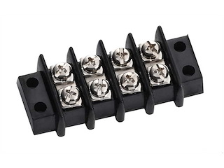 Morsettiera in bakelite ad alto isolamento - 4 Terminali -