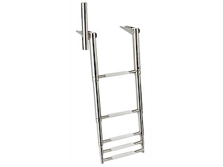 Scaletta telescopica 5 gradini con maniglia di presa