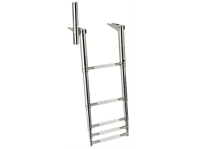 Scaletta telescopica 5 gradini con maniglia di presa