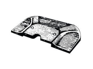 Piastra entro-fuoribordo Alpha One - MERCURY / MARINER / MERCRUISER -