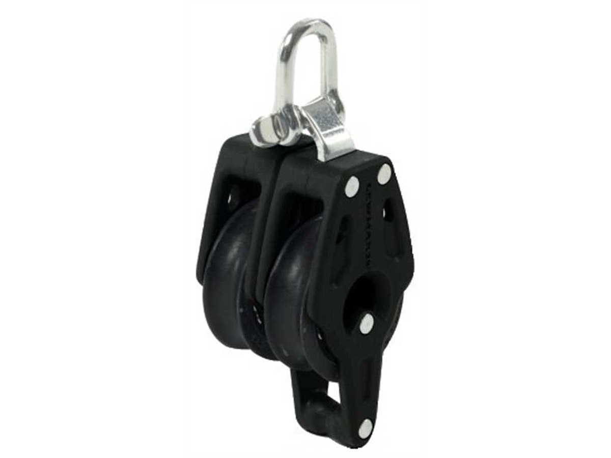 Bozzello LEWMAR Control doppio con arricavo - Ø 30 mm per cime da 8 Ø mm