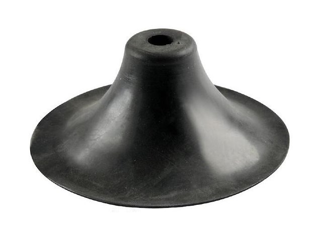 Basetta per attacco capottina su gommone - Nera -