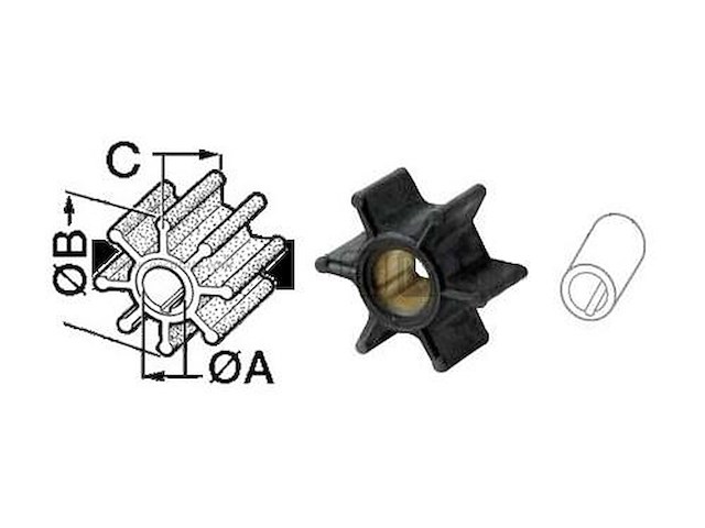 Girante compatibile per FB - Johnson / Evinrude - 389642