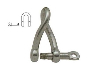 Grillo in acciaio inox modello Ritorto 4 x 22 mm