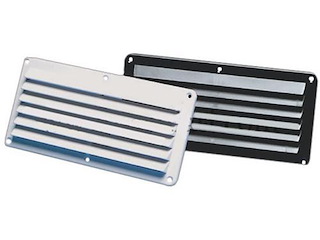 Presa d'aria colore nero 201 x 101 mm