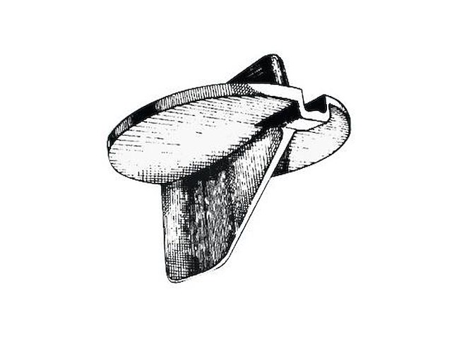 Pinna alluminio 100 / 225 Hp Piega Dx - YAMAHA / MARINER -