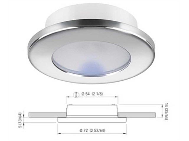 Faretto a LED Quick modello TED CT con pulsante touch