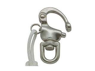 Moschettone per Spinnaker - Drizze ad occhio girevole 70 mm