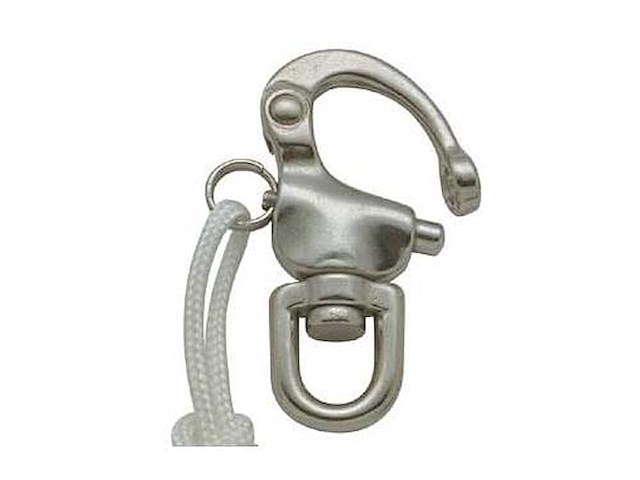 Moschettone per Spinnaker - Drizze ad occhio girevole 70 mm
