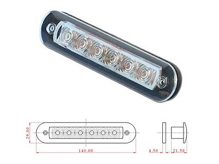 Plafoniera Strip a Led extraluminosi 