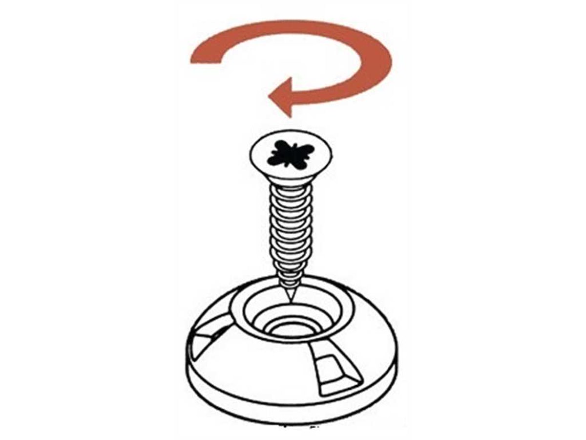 Bottone automatico Perfix - Femmina per coperta -