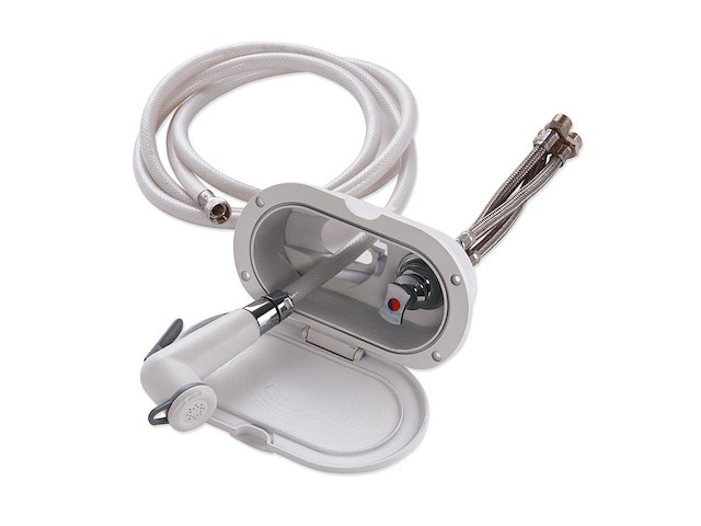 Box doccia ovale con miscelatore 