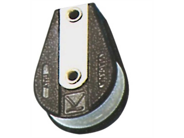 Bozzello 1 puleggia su base piana VIADANA - "C"