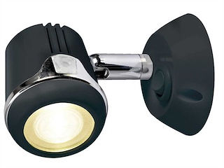 Faretto LED da lettura e carteggio in ABS - Nero