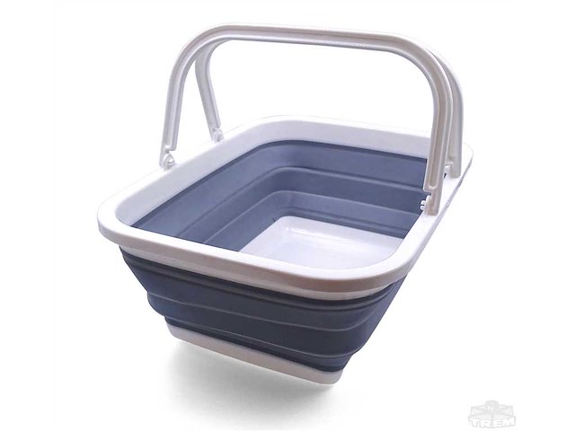 Secchio nautico pieghevole rettangolare