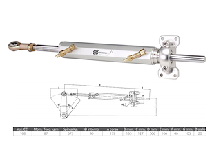 Cilindro Ultraflex UC168-I per motori Entrobordo - 168 cc -