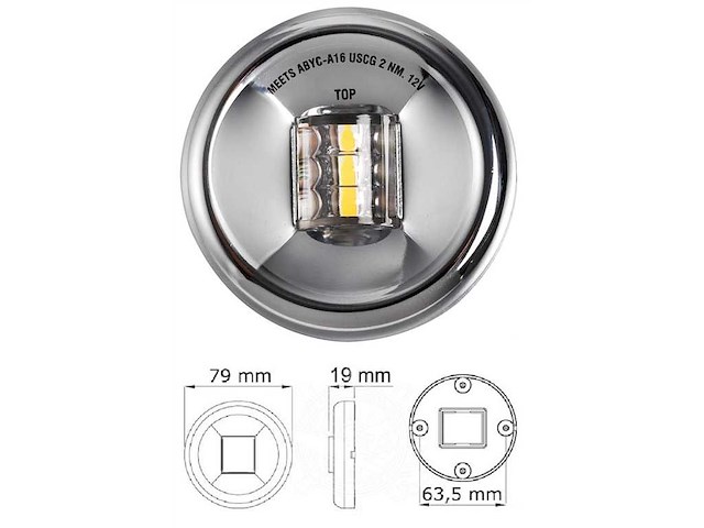 Luce di Poppa Mouse Stern - Tondo - LED